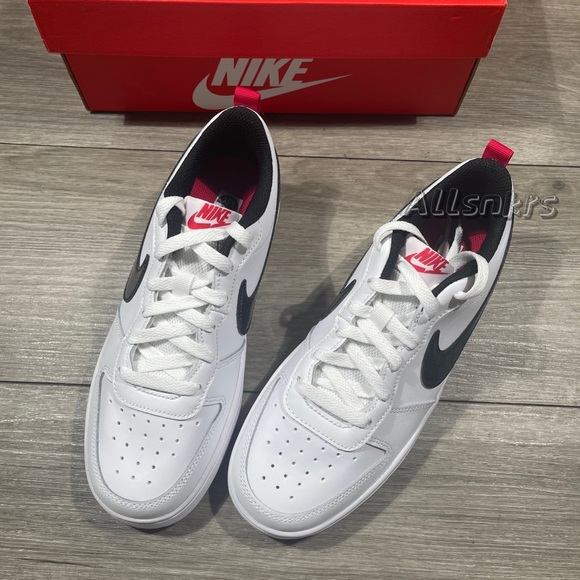 Nike Court Low GS White Pink Grey - Picture 5 of 9